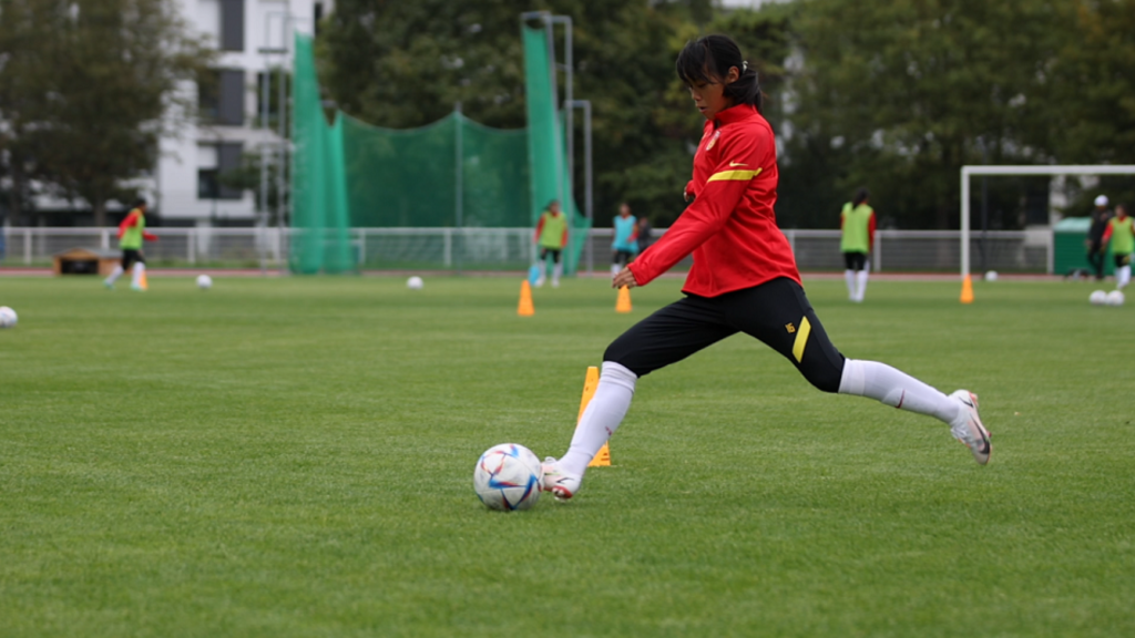 Entraînement de l'équipe féminine U17 Chinoise
